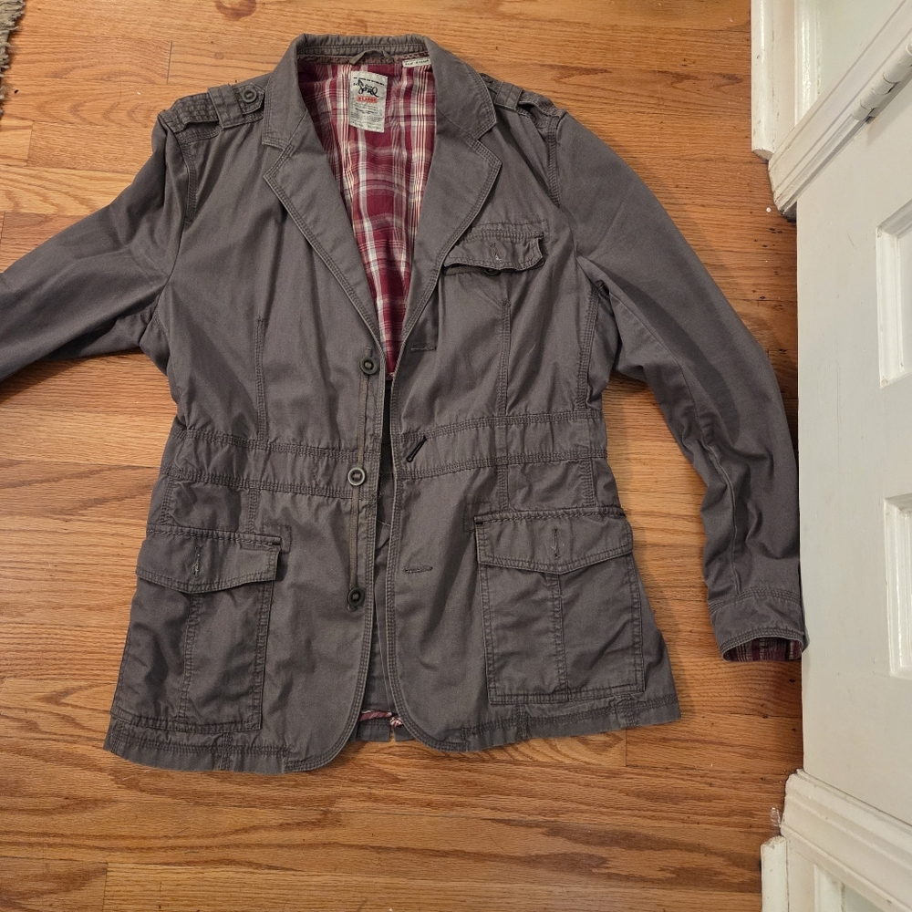 Men's Gray Casual Jacket